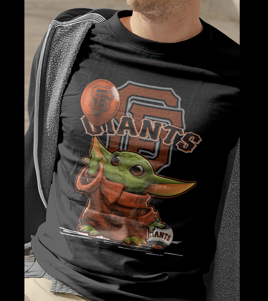 SF Giants Yoda Balloon T-Shirt