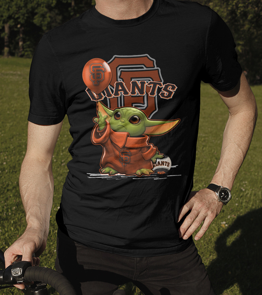 SF Giants Yoda Balloon T-Shirt