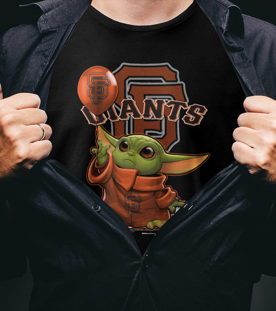 SF Giants Yoda Balloon T-Shirt