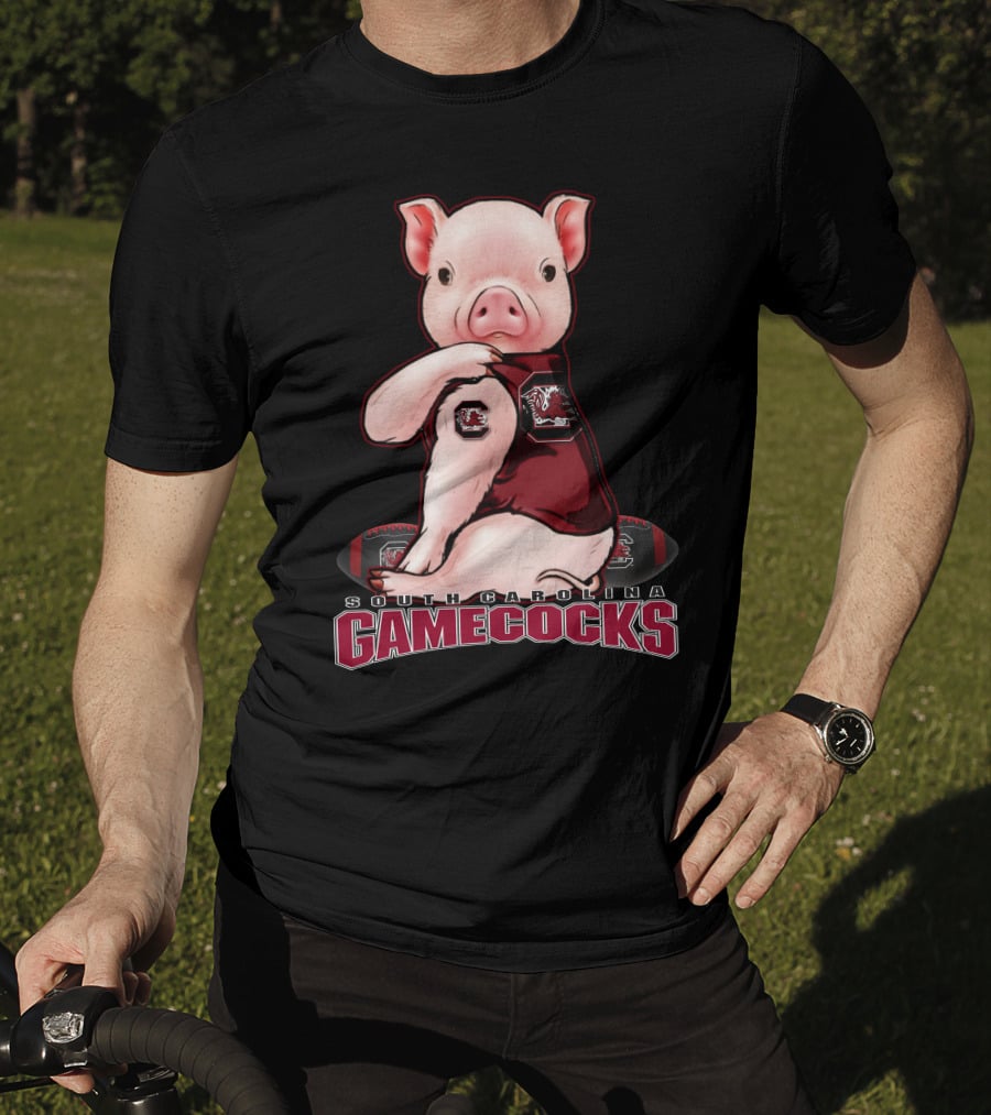 South Carolina Gamecocks Pig Football Fan T-Shirt