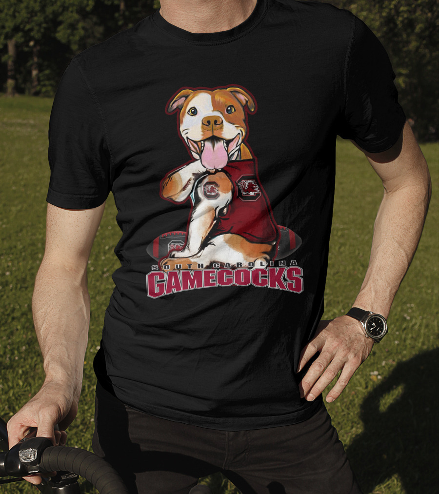 South Carolina Gamecocks Pitbull Football Fan T-Shirt