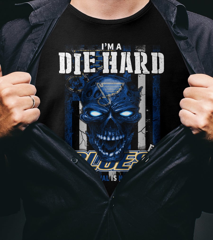 I'm A Die Hard Blues Fan Your Approval Is Not Required T-Shirt