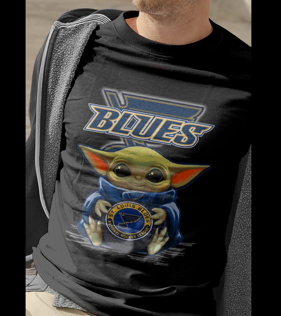 Yoda St. Louis Blues National Hockey League T-Shirt