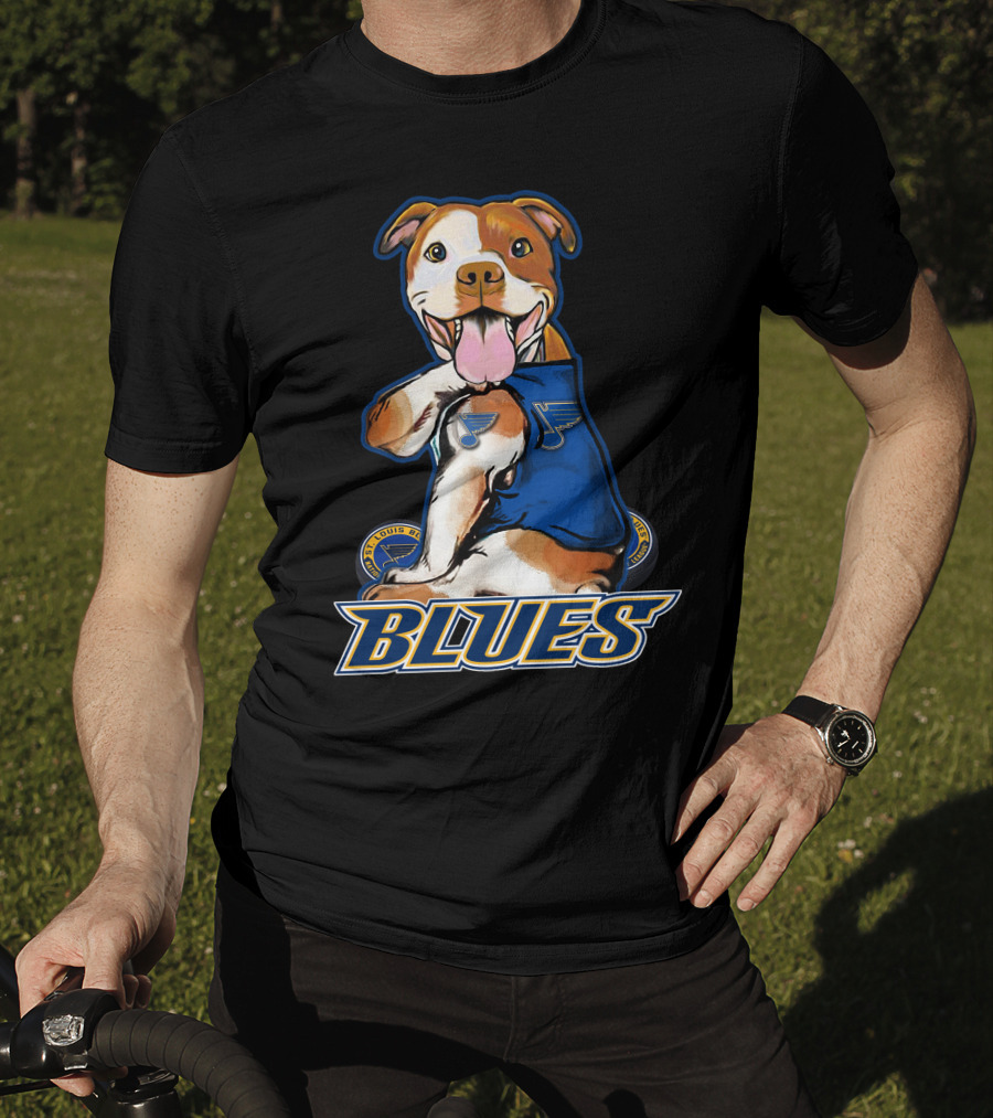 St. Louis Blues Pitbull Hockey Team T-Shirt