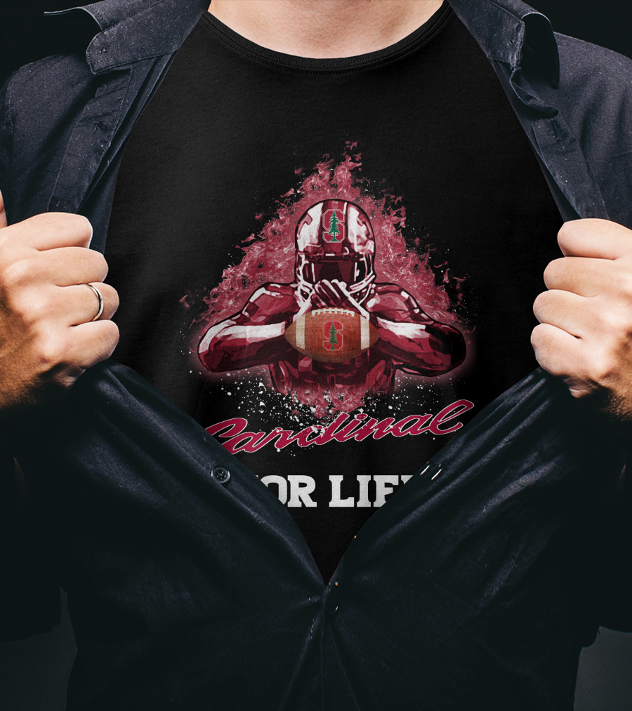 Cardinal For Life Stanford Football Energy And Passion T-Shirt