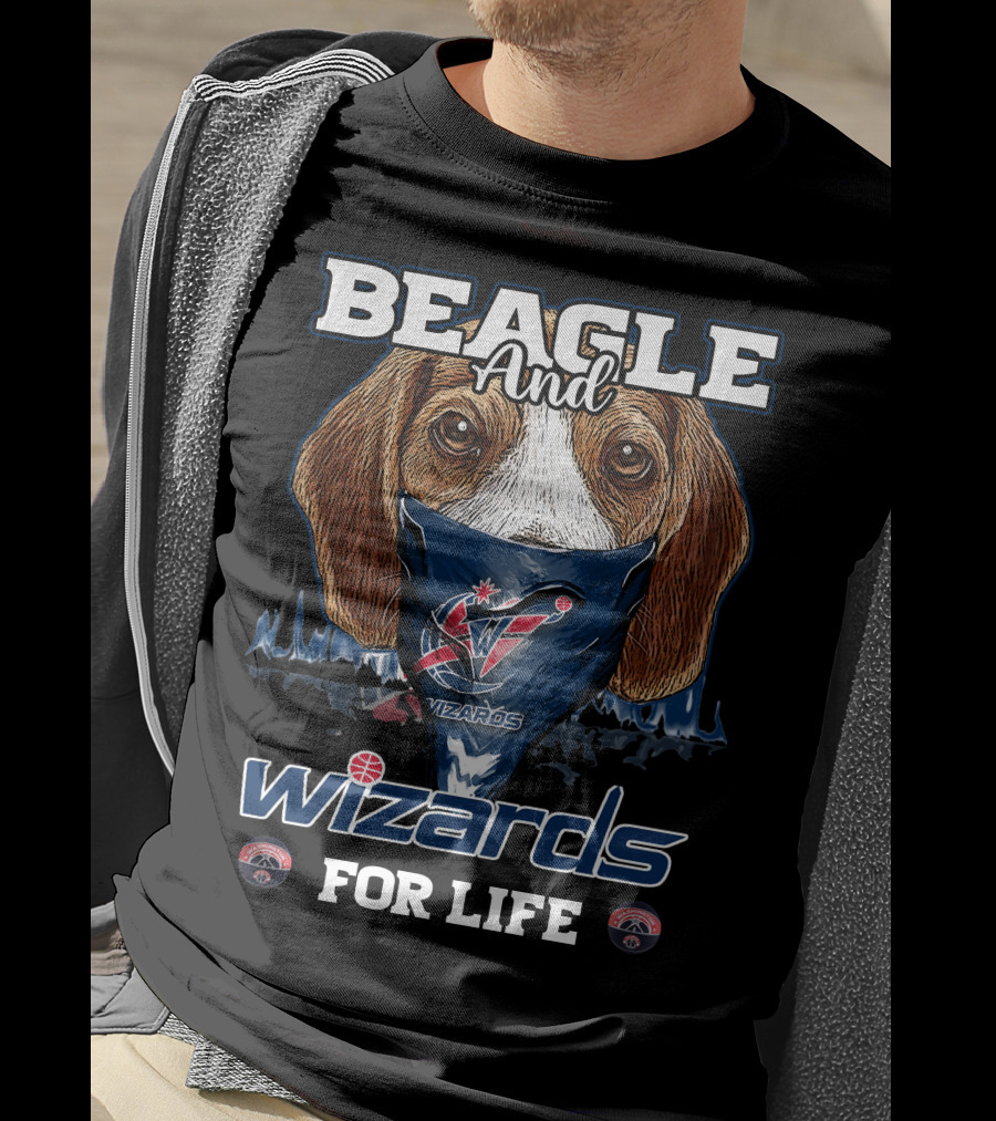 Beagle And Wizards For Life Washington Wizards T-Shirt