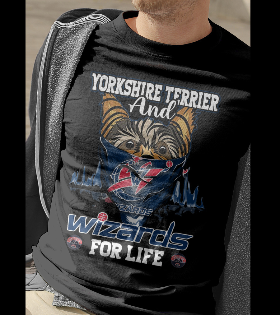 Yorkshire Terrier And Wizards For Life T-Shirt