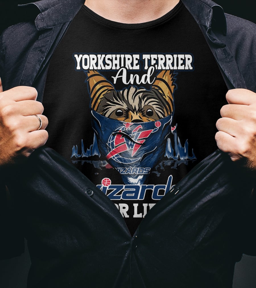 Yorkshire Terrier And Wizards For Life T-Shirt