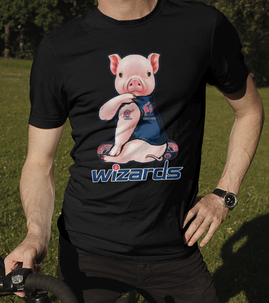 Pig Washington Wizards Wizards Basketball Team T-Shirt