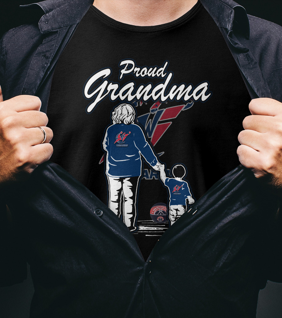 Proud Grandma Washington Wizards Basketball T-Shirt