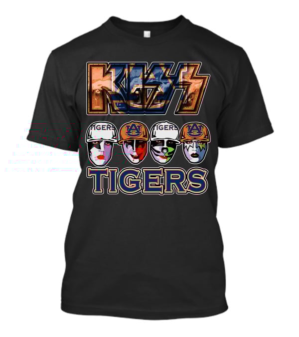 KISS Auburn Tigers Band Fan T-Shirt