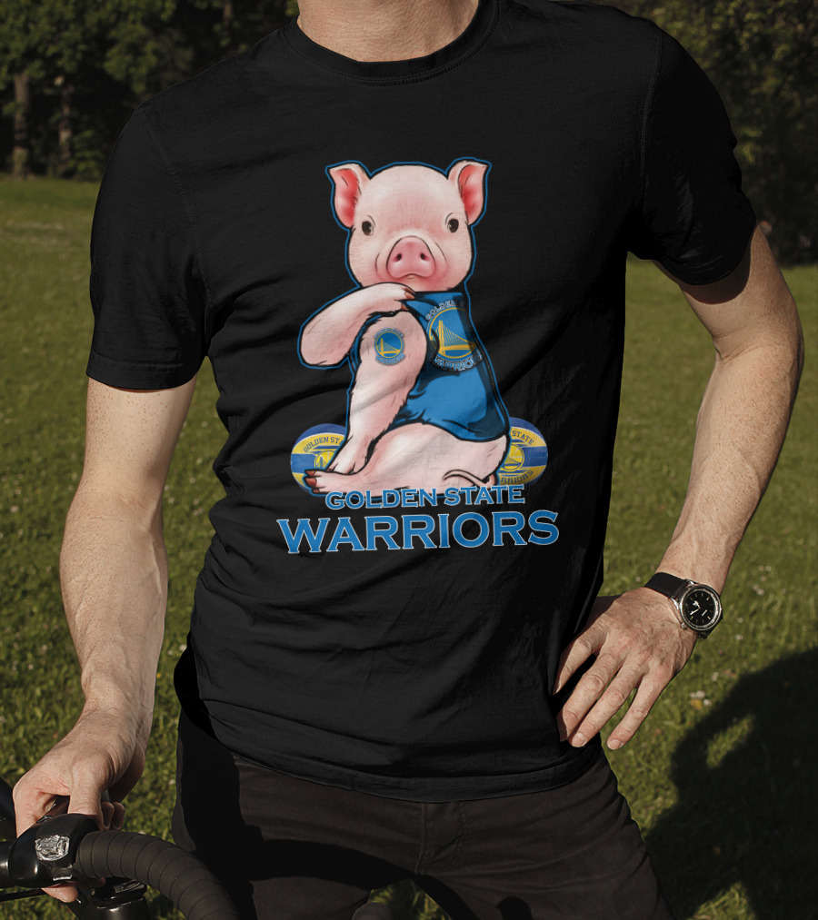 Golden State Warriors Pig Basketball Team Fan T-Shirt