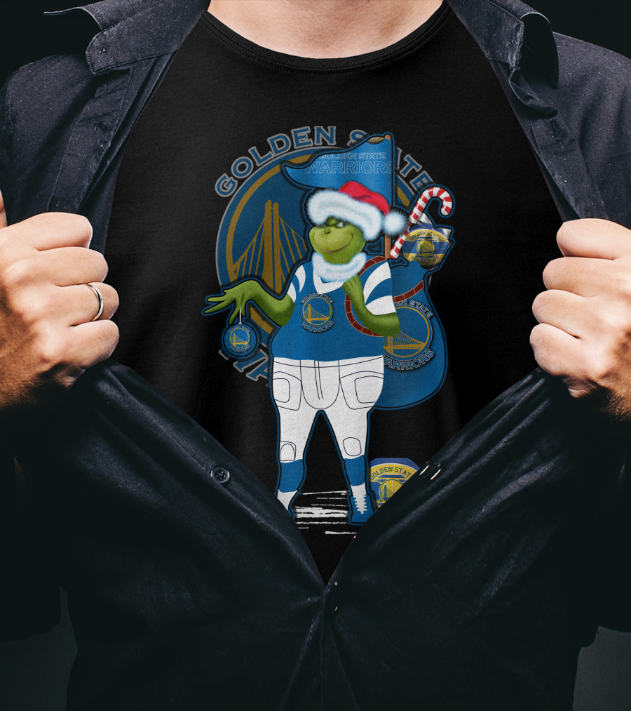 Golden State Warriors Grinch Christmas Special Edition T-Shirt