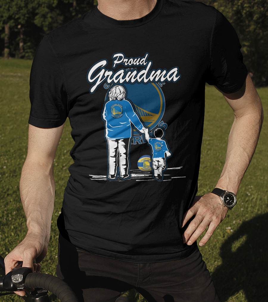 Proud Grandma Golden State Warriors Family Bond T-Shirt