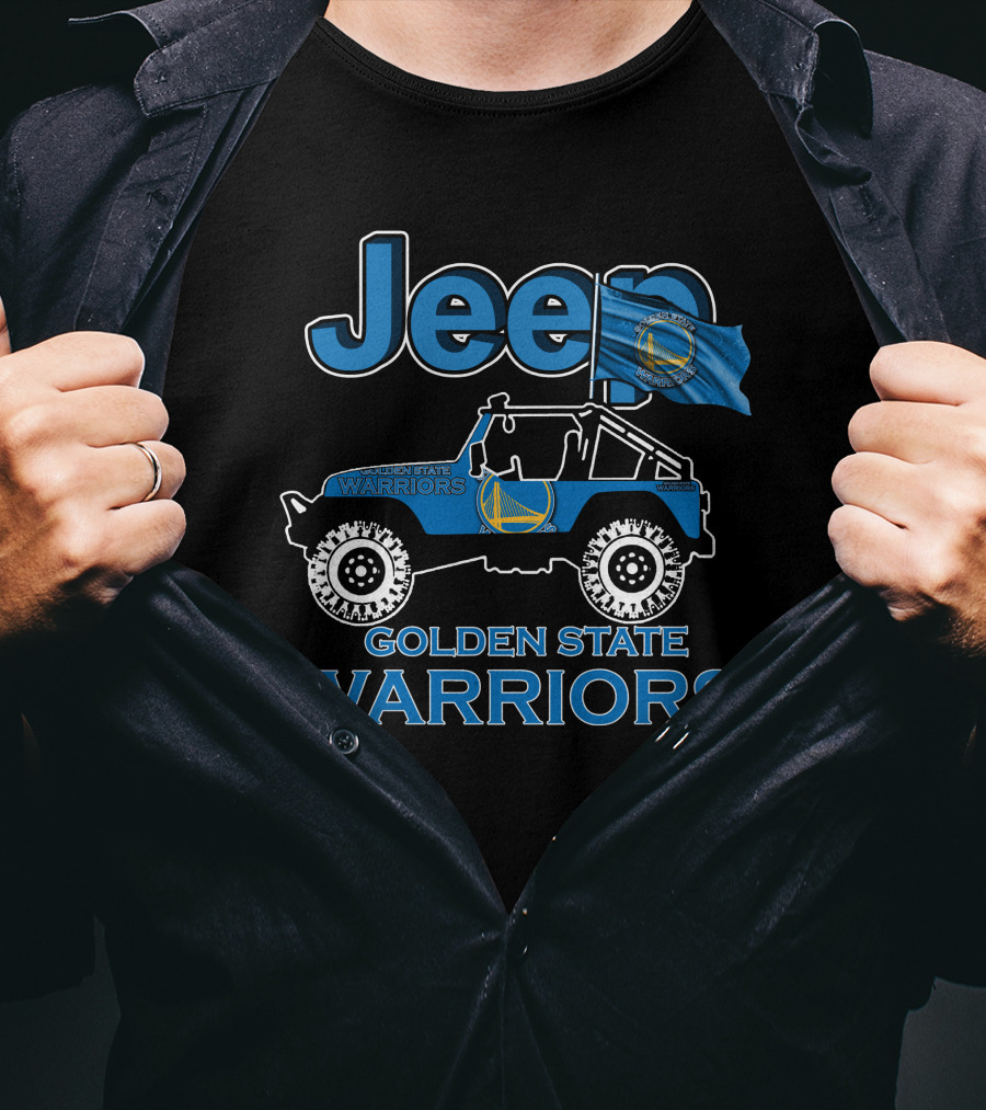 Jeep Golden State Warriors Logo Adventure T-Shirt