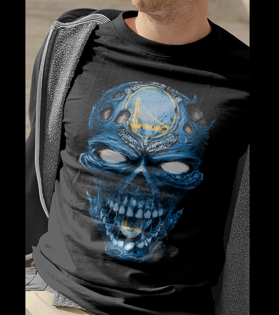 Skull Golden State Warriors NBA T-Shirt