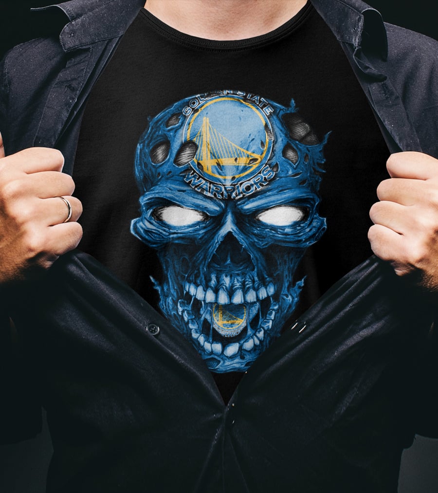 Skull Golden State Warriors NBA T-Shirt