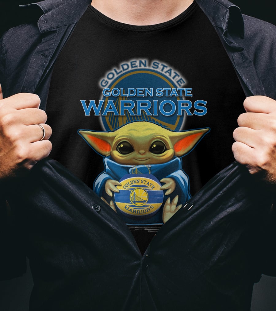 Golden State Warriors Baby Yoda Basketball Fan T-Shirt
