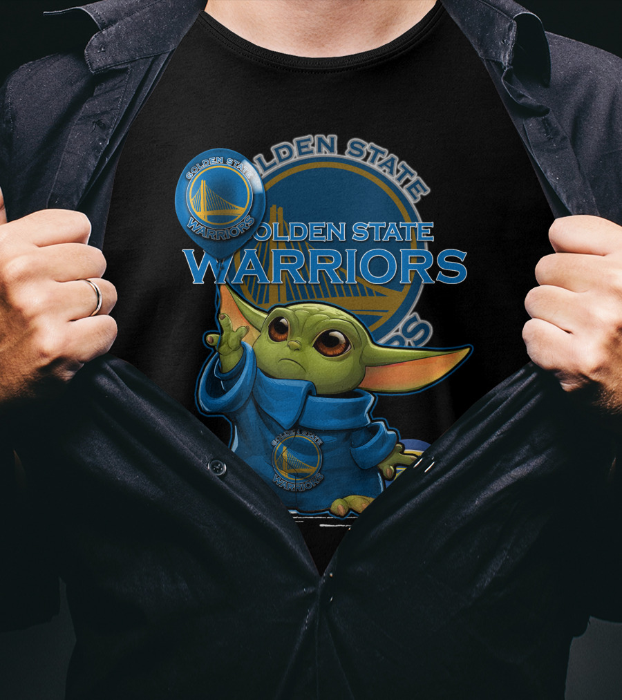 Golden State Warriors Yoda Jedi Fan T-Shirt