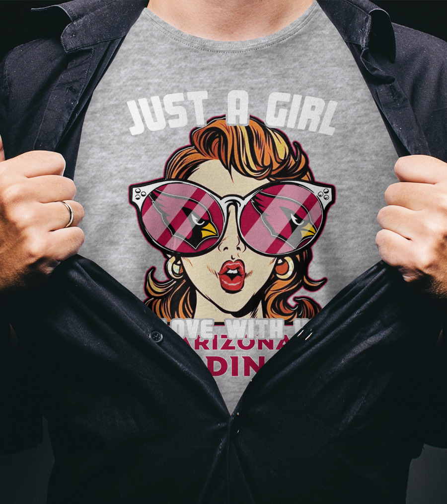 Just A Girl In Love With Her Arizona Cardinals T-Shirt