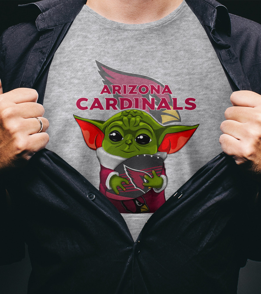 Arizona Cardinals Yoda Football Fan T-Shirt