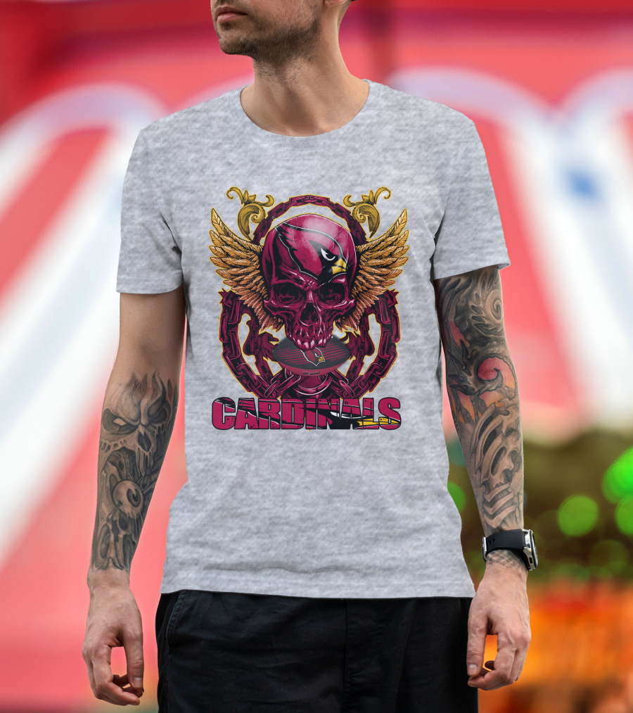 Cardinals Skullfb Arizona Cardinals T-Shirt