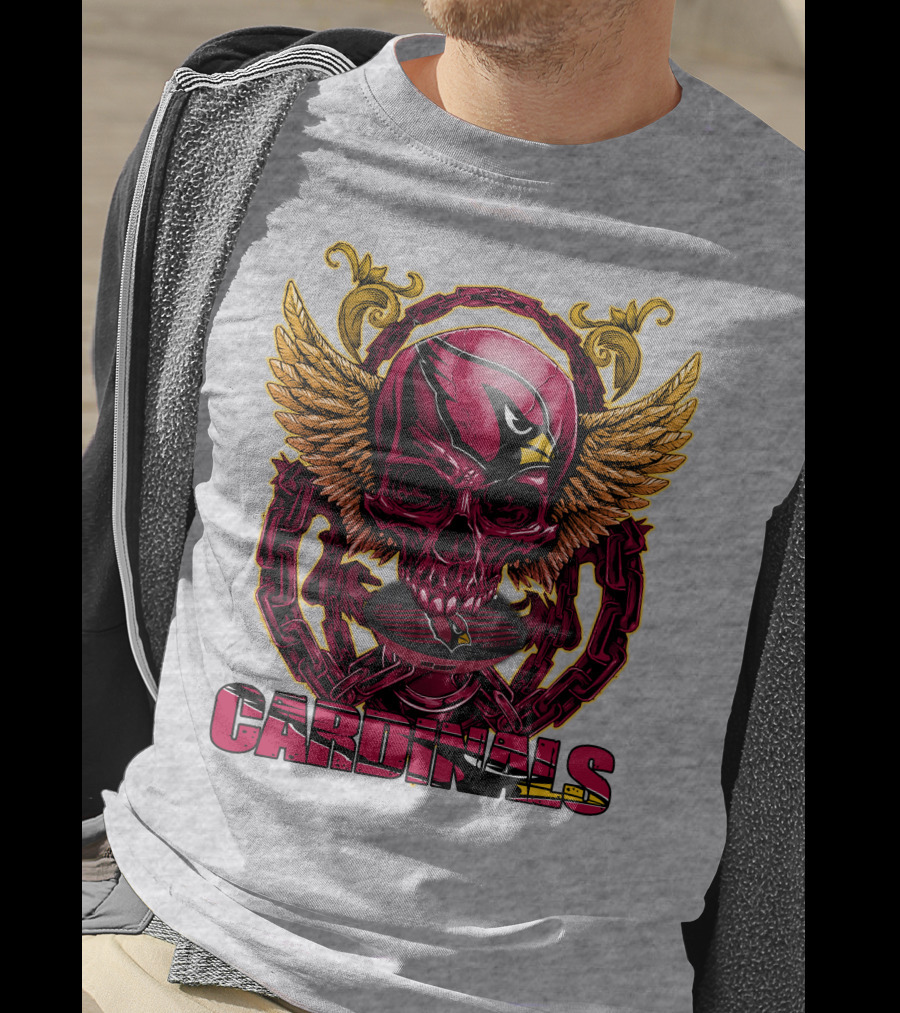 Cardinals Skullfb Arizona Cardinals T-Shirt