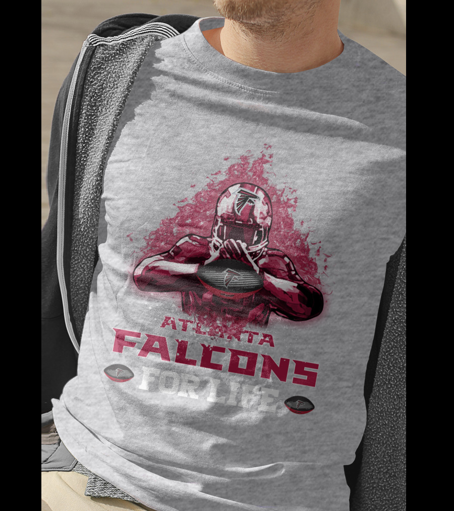 Atlanta Falcons For Life Football Player Armor T-Shirt