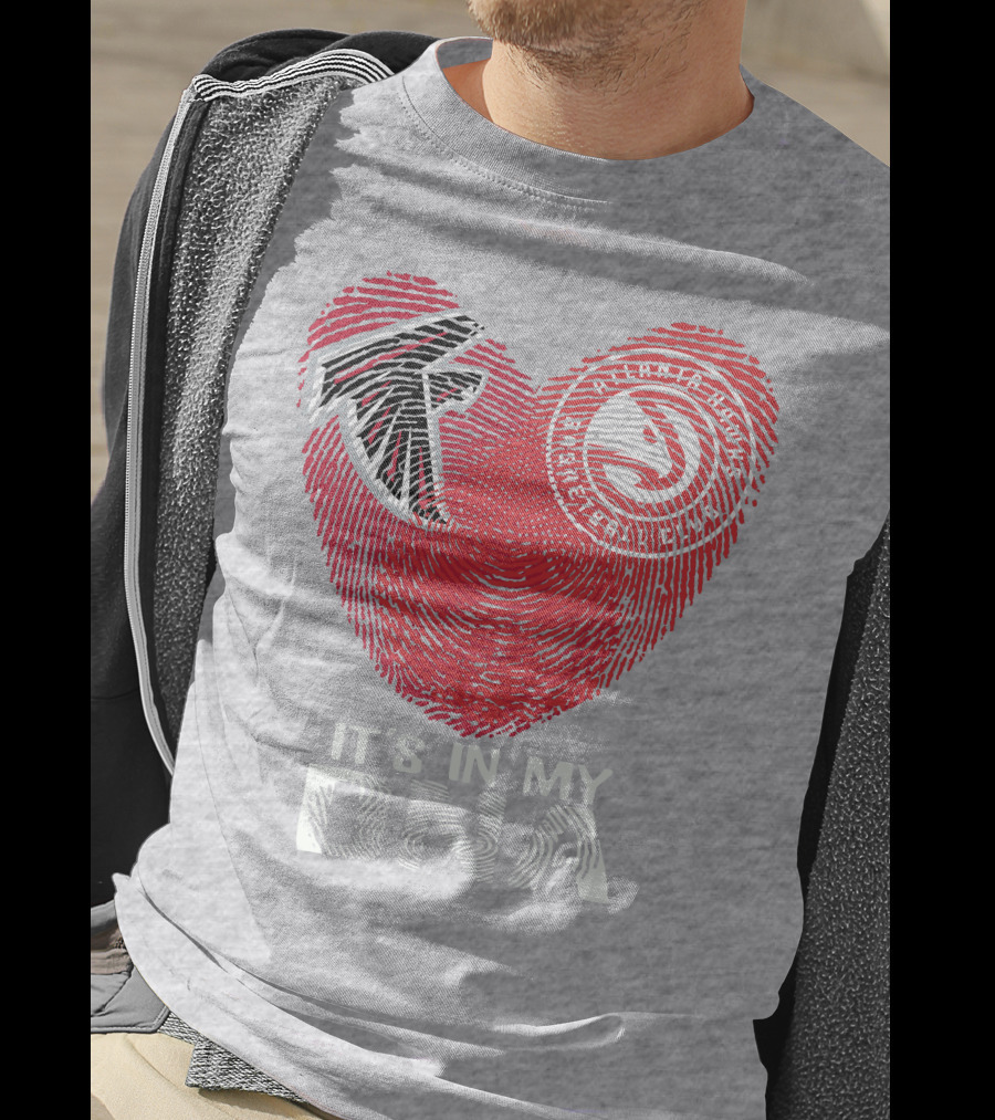 Atlanta Falcons It's In My Dna Heart T-Shirt