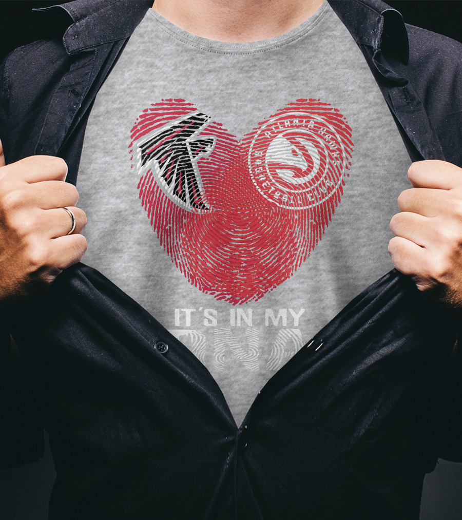 Atlanta Falcons It's In My Dna Heart T-Shirt
