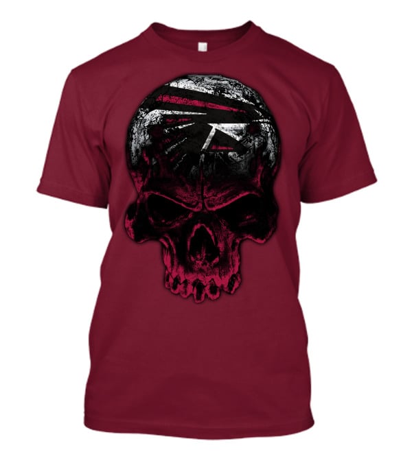 Atlanta Falcons Skull Emblem 67 T-Shirt