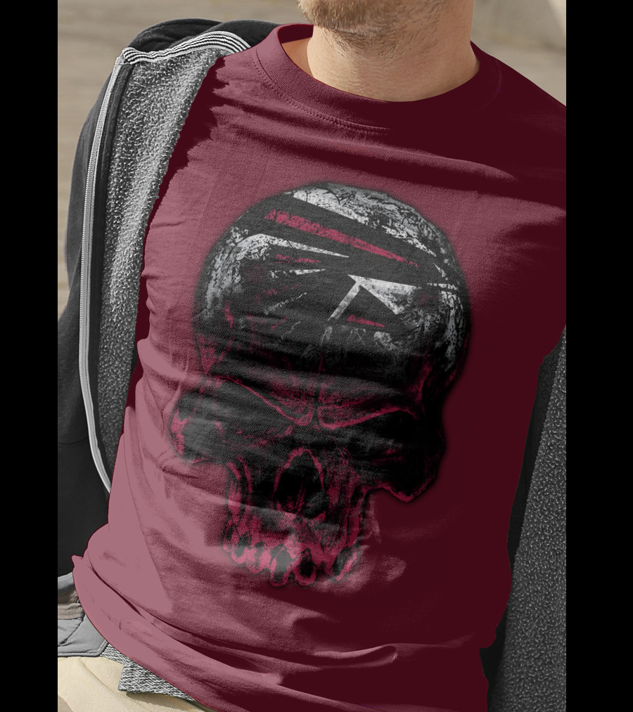 Atlanta Falcons Skull Emblem 67 T-Shirt