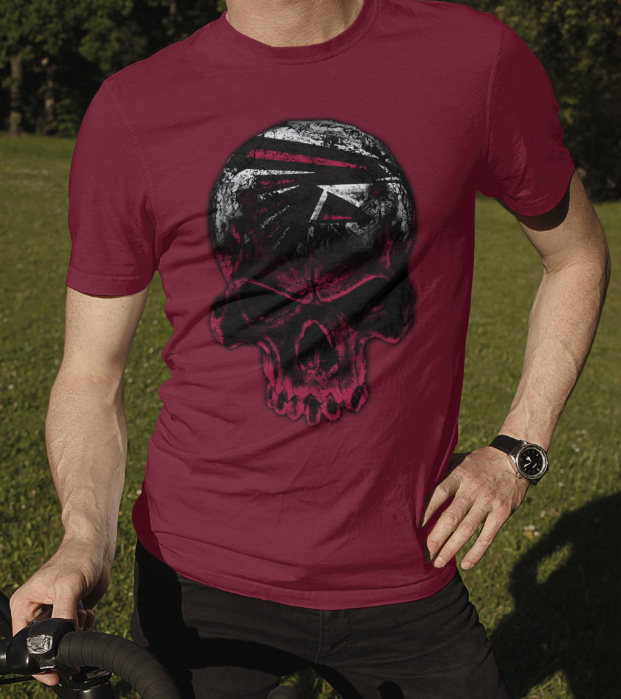 Atlanta Falcons Skull Emblem 67 T-Shirt