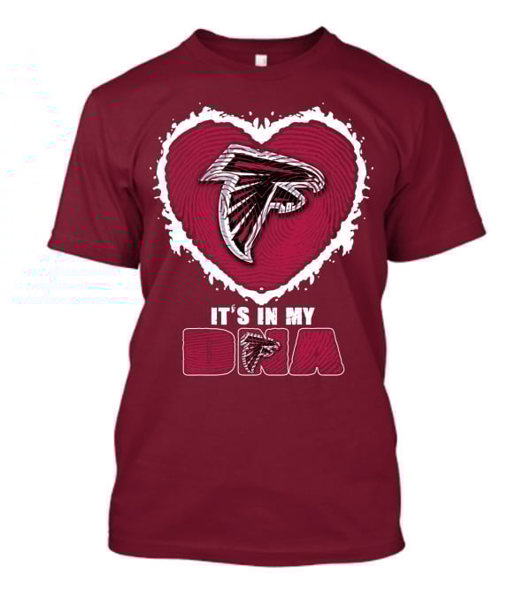 Atlanta Falcons Heart It's In My Dna T-Shirt