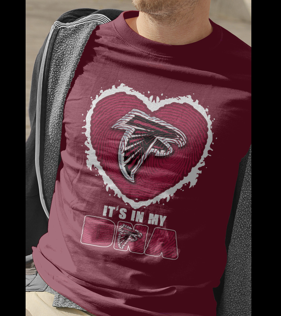 Atlanta Falcons Heart It's In My Dna T-Shirt