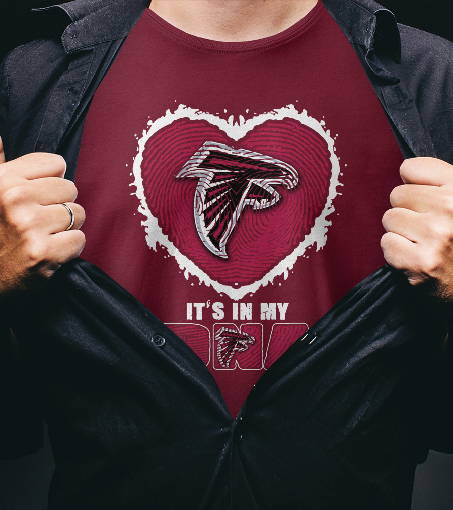 Atlanta Falcons Heart It's In My Dna T-Shirt