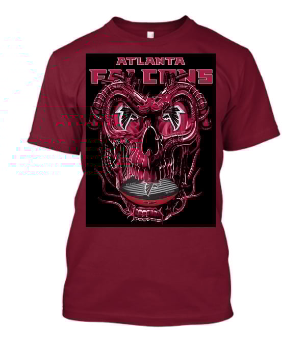 Atlanta Falcons Dragonskull Helmet T-Shirt