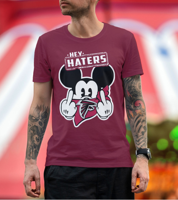 Premium T-Shirt: Hey Haters Mick Atlanta Falcons T-Shirt Hey Haters Mick Atlanta Falcons T-Shirt