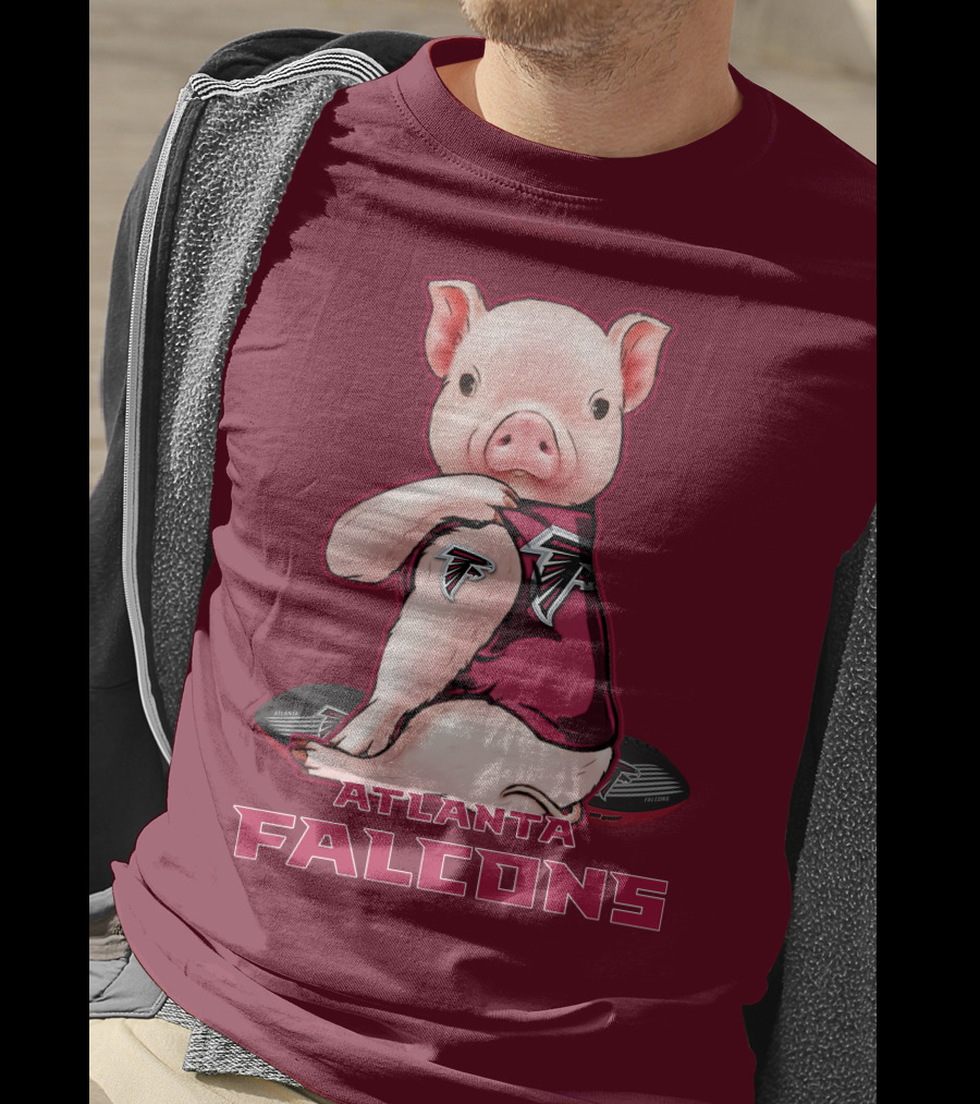 Atlanta Falcons Pig Mascot T-Shirt