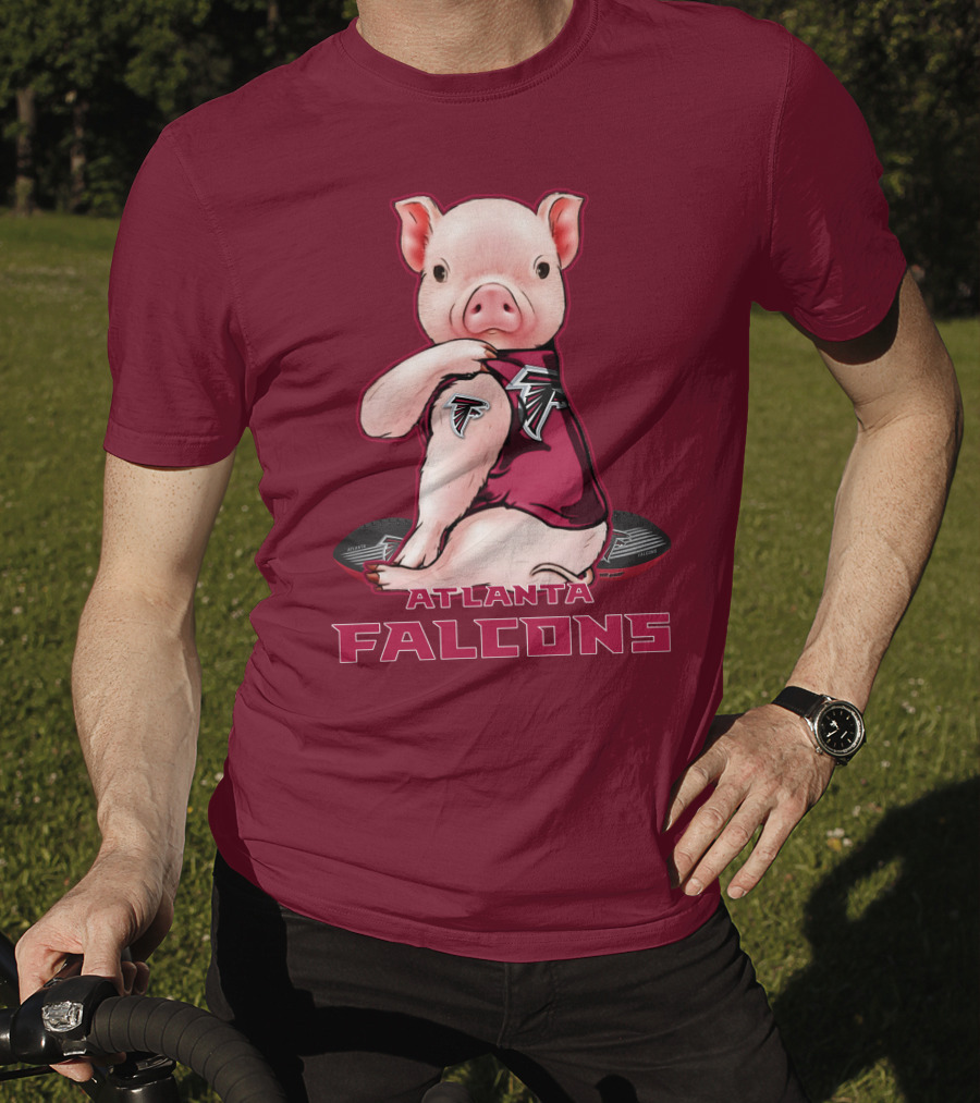 Atlanta Falcons Pig Mascot T-Shirt