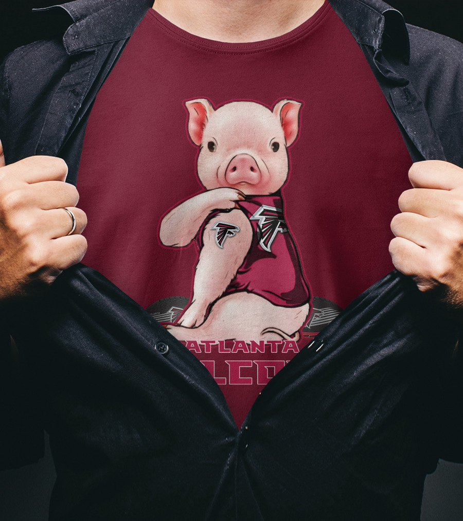 Atlanta Falcons Pig Mascot T-Shirt