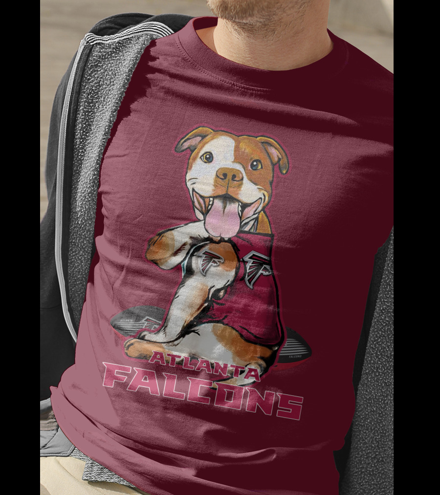 Atlanta Falcons Pittbull Football Fan T-Shirt