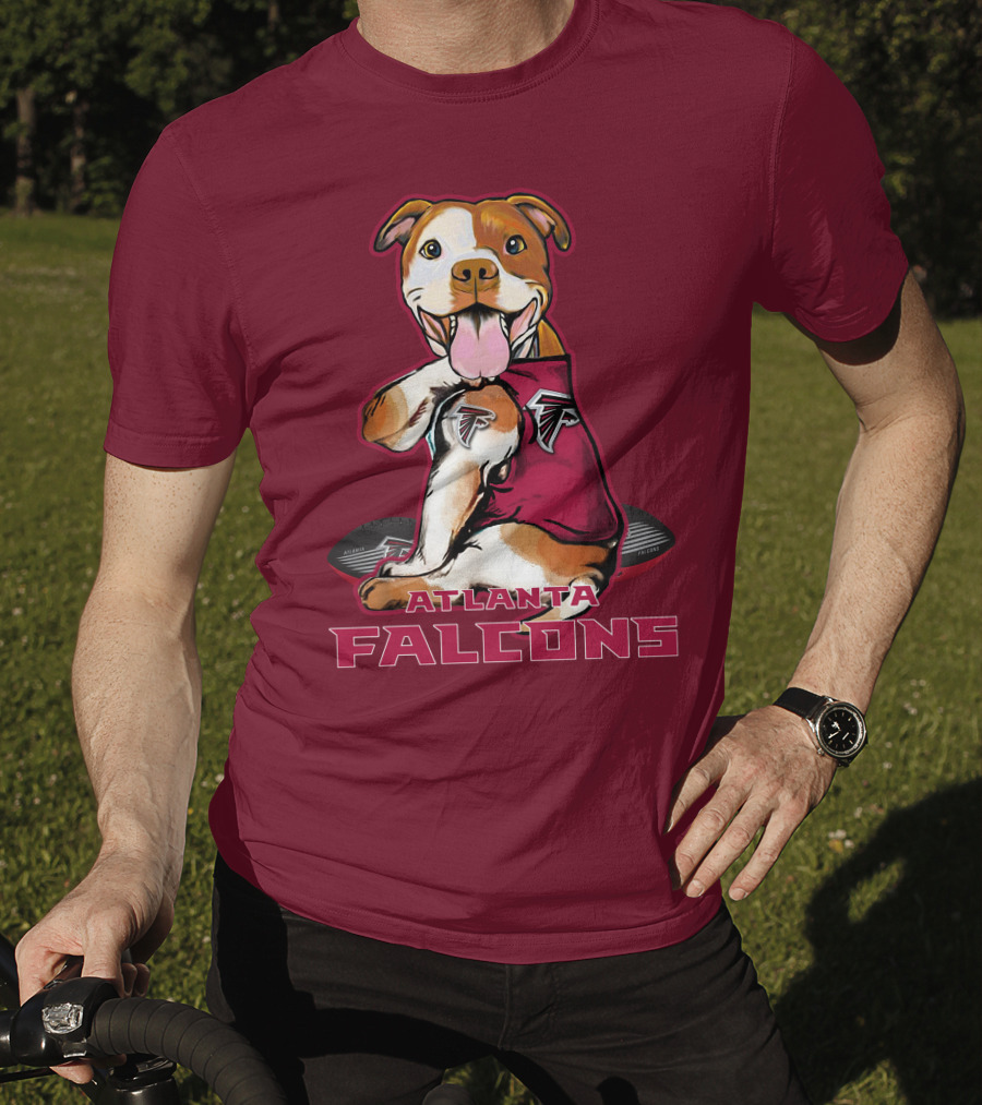 Atlanta Falcons Pittbull Football Fan T-Shirt