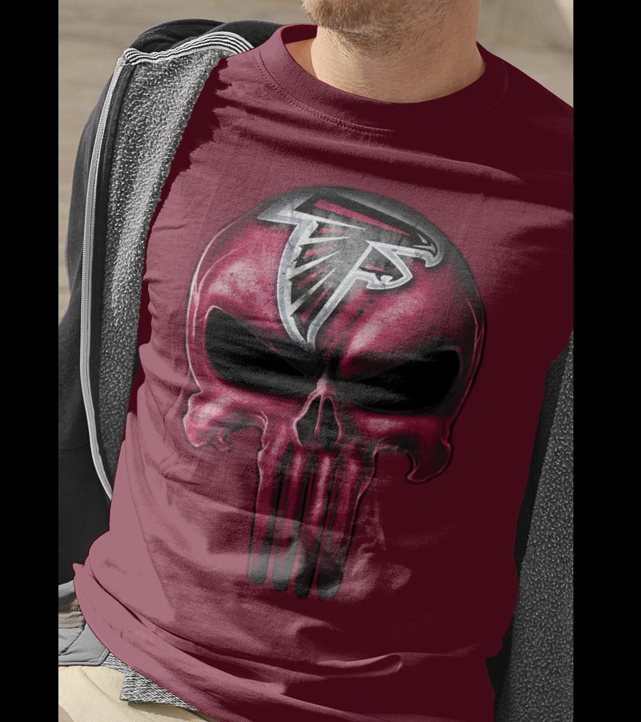 Atlanta Falcons Skull T-Shirt
