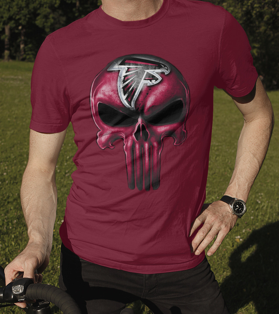 Atlanta Falcons Skull T-Shirt