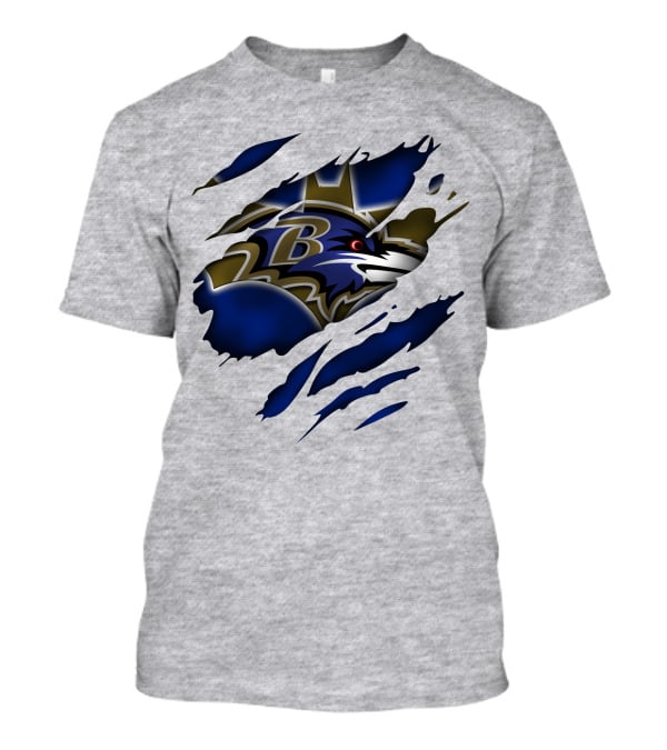 Baltimore Ravens Logo On T-Shirt
