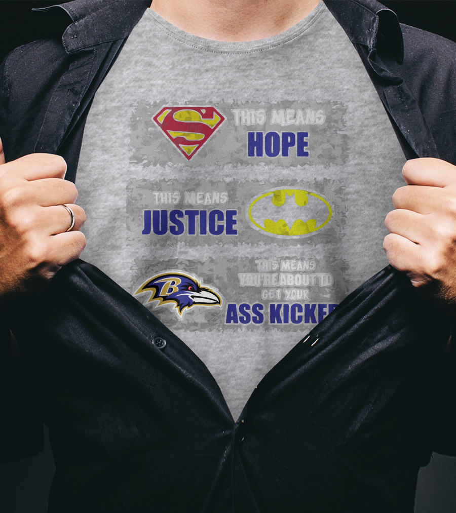 Baltimore Ravens This Means You’re About To Get Your Ass Kicked T-Shirt