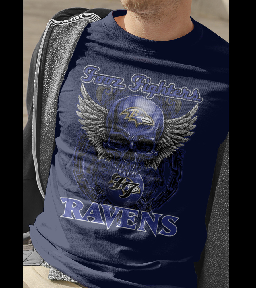 Foo Fighters Ravens Baltimore F7 T-Shirt