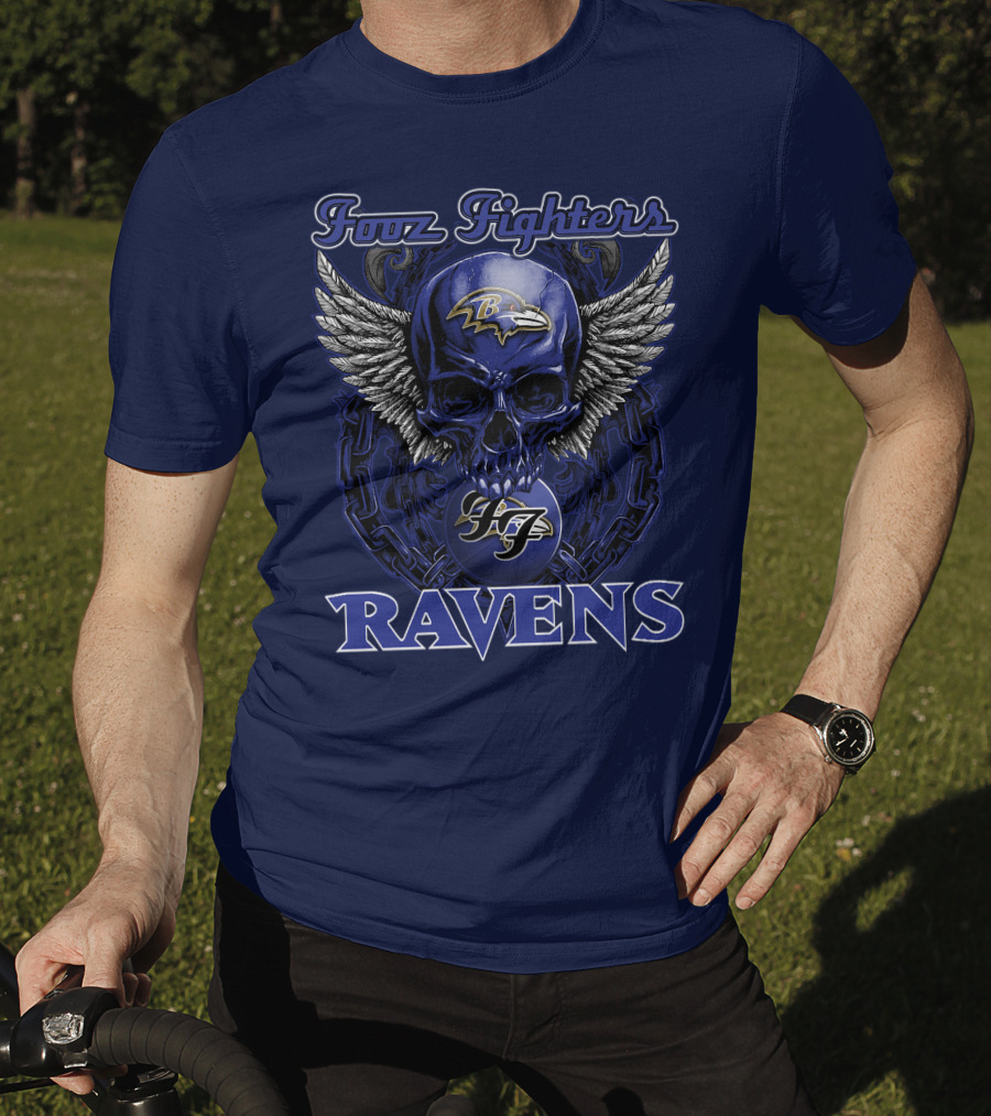 Foo Fighters Ravens Baltimore F7 T-Shirt