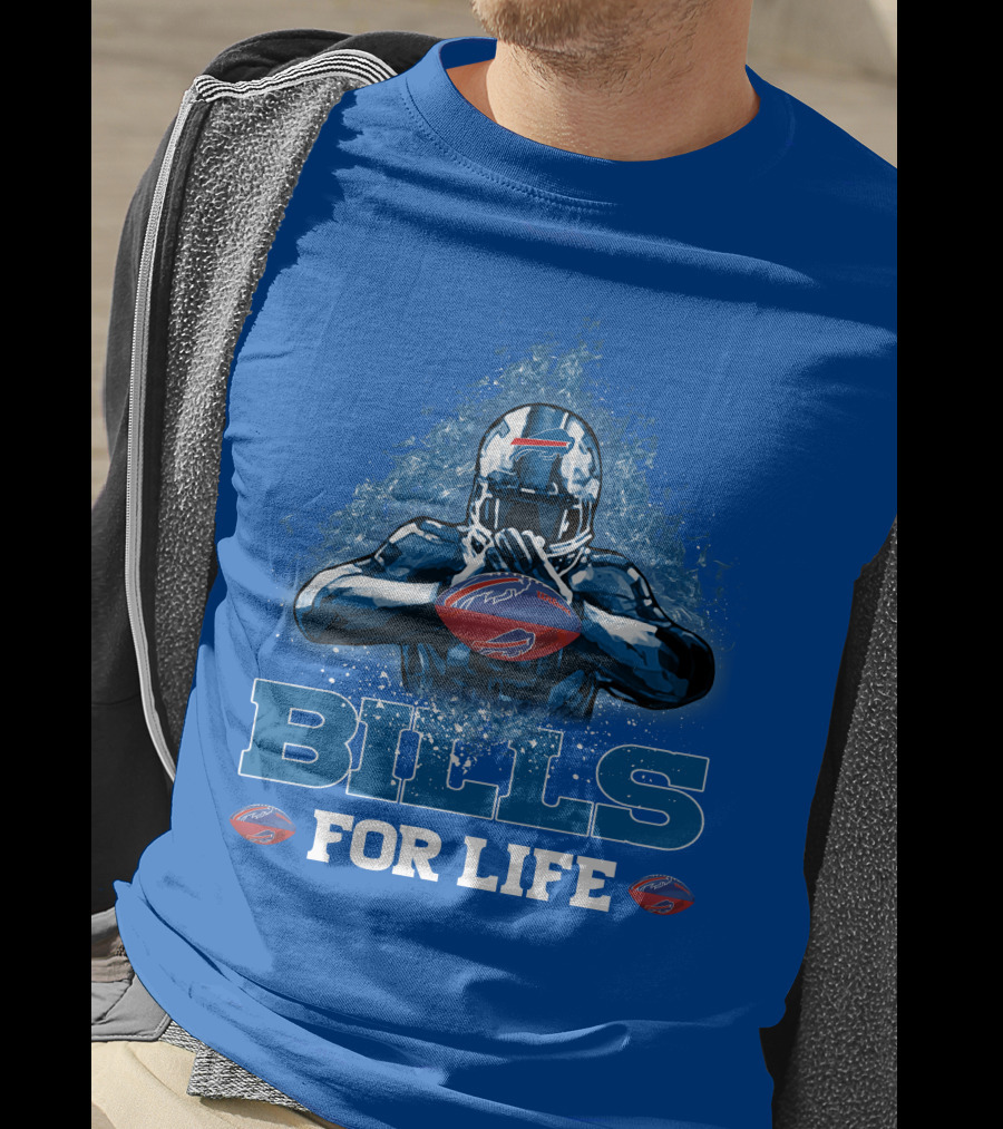 Bills For Life Buffalo Bills Fan Spirit T-Shirt